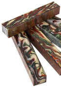 3/4" x 3/4" x 5" Spinach Lasagna Pen Blank Acrylester #XX62