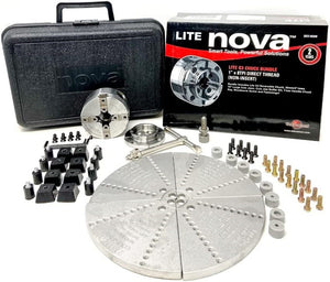 Nova 48308 G3 Lite Bowl Turning Chuck Bundle Direct Thread 1” x 8TPI