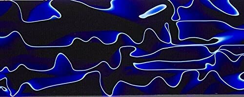 Sapphire Water BTW106KSL Acrylic (1 pc) Knife Scales 3/8" x 1 1/2" x 5"