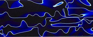 Sapphire Water BTW106KSL Acrylic (1 pc) Knife Scales 3/8" x 1 1/2" x 5"