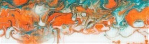 1" x 1 1/2" x 6" Knife Blank (1 pc) Dolphins Acrylester #55