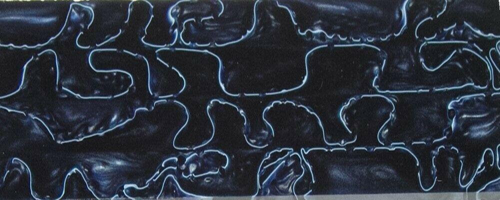 Night Sky BTW80PBL Acrylic (1 pc) Pen/Reel/Razor Blank 5/8"sq x 5" - Wood Acrylic Supply