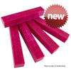 3/4" x 3/4" x 5" Pen Blank Fuchsia Acrylester #130 - Wood Acrylic Supply