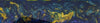 1" x 1 1/2" x 5" Knife Blank Blue Lagoon Acrylester #139