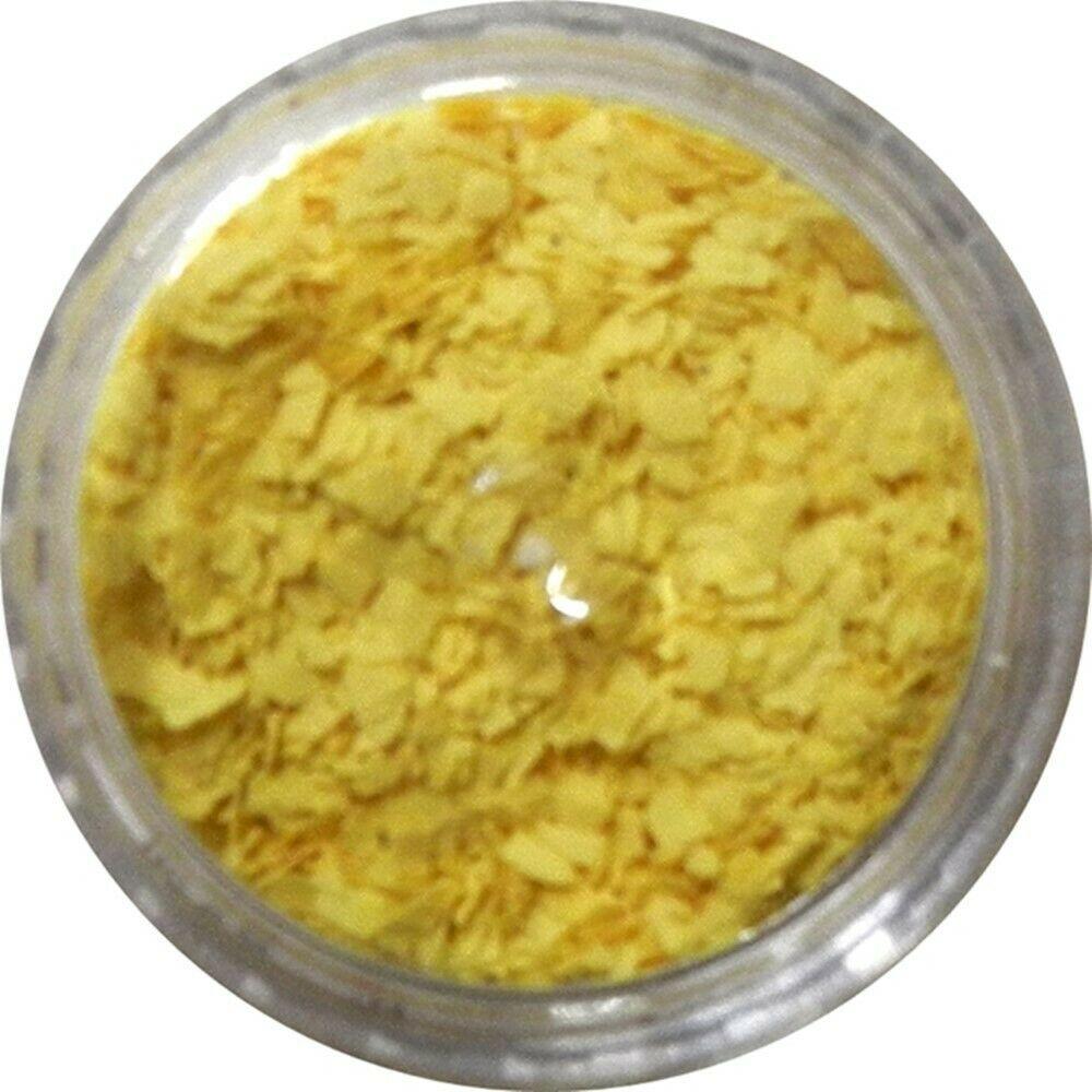 Inlace Inlay Stone Flakes  1pc 3 Gram Jar of  Sunshine Yellow - Wood Acrylic Supply
