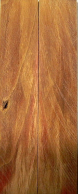Box Elder Burl Stabilized Clear (2 pc) Knife Scales 3/16
