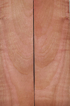 Ivory Red (Pink) (2 pc) Knife Scales 1/4" x 1 1/2" x 6" - (3) - Wood Acrylic Supply