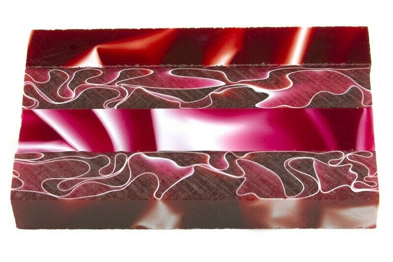 Burgundy Water Acrylic Pen Blank 3/4"x3/4"x4" BTWPBM1106SHORT4 (1 pc)