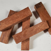Sapele Pommele (1 pc) Pen Blank Short 5/8"sq x 3" - (60) - Wood Acrylic Supply