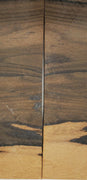 Ziricote Cross Cut (2 pc) Knife Scales 1/4" x 1 1/2" x 6" - (22) - Wood Acrylic Supply