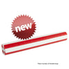 Straight Red and White Stripe Poly Resin 1 pc Pen Blank 3/4" x 5" - Wood Acrylic Supply