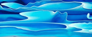 Blue Topaz Water BTW14PBL Acrylic (1 pc) Pen/Reel/Razor Blank 1"sq x 6" Blue Topaz Water BTW14PBL - Wood Acrylic Supply