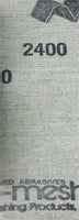 Micro-Mesh Regular Finishing Sheet 1 pc 1 1/2" x 6" 2400 grit sheet - Wood Acrylic Supply