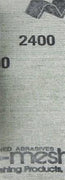 Micro-Mesh Regular Finishing Sheet 1 pc 1 1/2" x 6" 2400 grit sheet - Wood Acrylic Supply