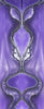 Grape Mesh Acrylic 2 pc Mini Knife 3/16"x3/4"x5" #59 - Wood Acrylic Supply