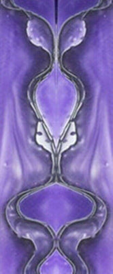 Grape Mesh Acrylic 2 pc Mini Knife 3/16