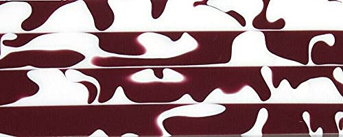 Maroon Pride BTW74KSM Acrylic (2 pc) Knife Scaless 1/4" x 1 1/2" x 5"