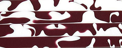 Maroon Pride BTW74KSM Acrylic (2 pc) Knife Scaless 1/4