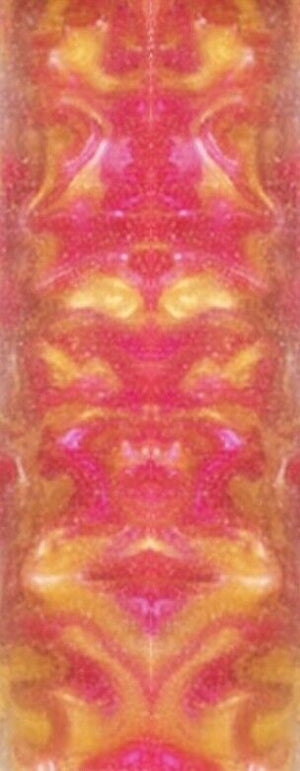 Strawberry Lemonade Acrylester #134 (2 pc) Mini Knife Scaless 3/16" x 3/4" x 5"