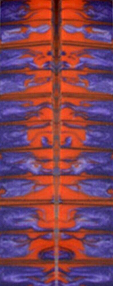 Purple Vortex Genesis Acrylester (2 PC) Mini Knife Scales 3/16 x 3/4 x 5 - Wood Acrylic Supply