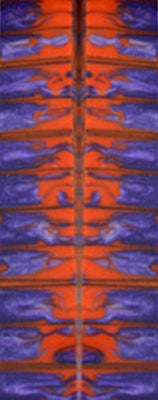 Purple Vortex Genesis Acrylester (2 PC) Mini Knife Scales 3/16 x 3/4 x 5 - Wood Acrylic Supply