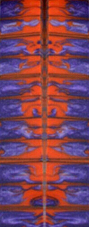Purple Vortex Genesis Acrylester (2 PC) Mini Knife Scales 3/16 x 3/4 x 5 - Wood Acrylic Supply