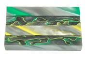 Electric Storm Acrylic Pen Blank 3/4"x3/4"x3" BTWPBM1065SHORT3 (1 pc)