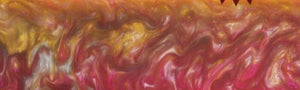 Strawberry Lemonade #134 (2 pc) Knife Scales 1/4" x 1 1/2" x 6" - Wood Acrylic Supply