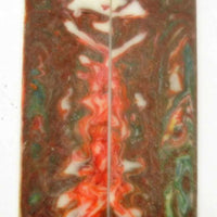 Alumilit Red White Green(2 pc) Knife Scales 3/16" x 1 1/2" x 6" - 2463 - Wood Acrylic Supply
