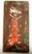 Alumilit Red White Green(2 pc) Knife Scales 3/16" x 1 1/2" x 6" - 2463 - Wood Acrylic Supply