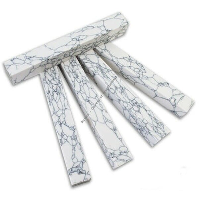 SimStone - 04 White Marble Pen Blank 3/4