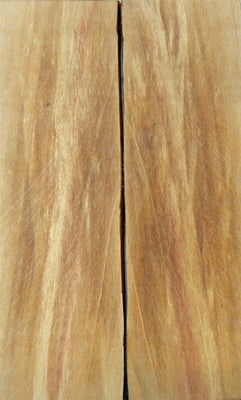 Box Elder Burl Stabilized Clear (2 pc) Knife Scales 1/4