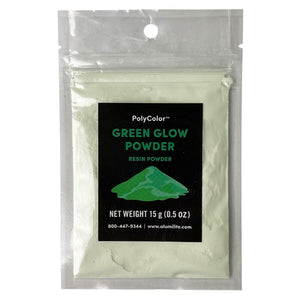 Alumilite Polycolor Green Glow Powder 0.5oz (15g)