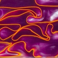 Purple Neon BTW94KSM Acrylic (2 pc) Knife Scaless 1/4" x 1 1/2" x 5"