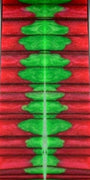 Wild Watermelon Genesis Acrylester (2 PC) Mini Knife Scales 3/16 x 3/4 x 5 - Wood Acrylic Supply