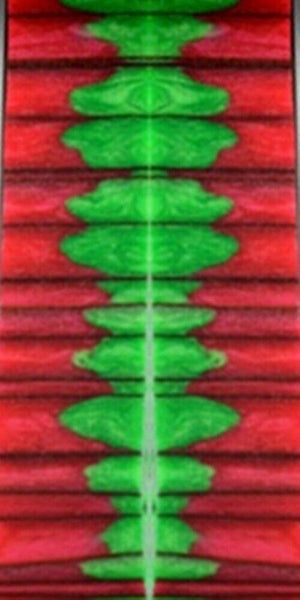 Wild Watermelon Genesis Acrylester (2 PC) Mini Knife Scales 3/16 x 3/4 x 5 - Wood Acrylic Supply