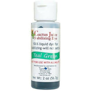 Teal Green Cactus Juice Stabilizing Dye 2 oz net weight by TurnTex Woodworks - Wood Acrylic Supply