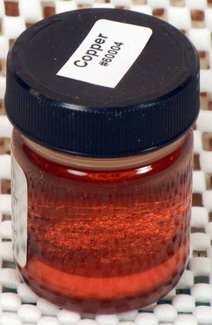 Inlace Inlay Metallic Dyes 1 Ounce Glass Jar Copper 60004 - Wood Acrylic Supply