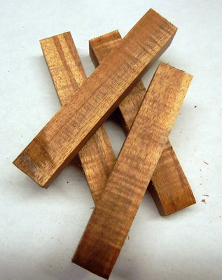 Koa Hawaiian Curly (1 pc) Pen/Razor Blank 3/4