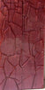 Burgundy Designed Acrylic (2 pc) Knife Scaless 3/16" x 1 1/2" x 6" - 0424