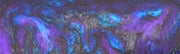 1" x 1 1/2" x 5" Knife Blank Amethyst Acrylester #113