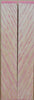 Hybrid Tiger Oak-Pink (2 pc) Knife Scales 3/16" x 3/4" x 5" - (42) - Wood Acrylic Supply