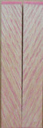 Hybrid Tiger Oak-Pink (2 pc) Knife Scales 3/16" x 3/4" x 5" - (42) - Wood Acrylic Supply
