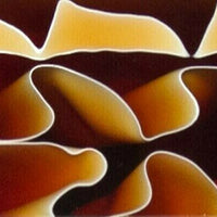 Amber Water BTW4KSL Acrylic (2 pc) Knife Scaless 3/8" x 1 1/2" x 5"