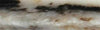 1" x 1 1/2" x 6" Knife Blank (1 pc) Black & White Acrylester #25
