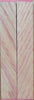 Hybrid Tiger Oak-Pink (2 pc) Knife Scales 1/4" x 3/4" x 5" - (44) - Wood Acrylic Supply