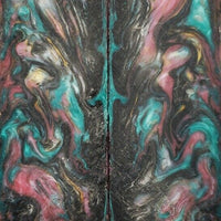 Abalone Acrylester #41 (2 pc) Knife Scaless 1/4" x 1 1/2" x 6"