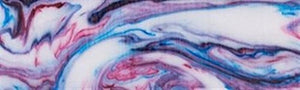 Patriotic Swirl Acrylester #31 3/4" x 3/4" x 2 7/8" Short Pen Blank (1 pc)