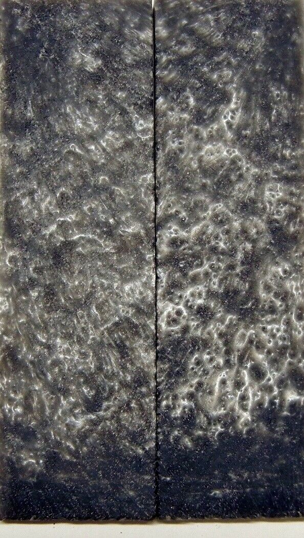 Crushed Silver Acrylester #20 (2 pc) Knife Scales 1/4" x 1 1/2" x 5" - Wood Acrylic Supply