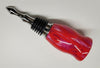 Pink Cherry Swirl Acrylic Bottle Stopper 5"